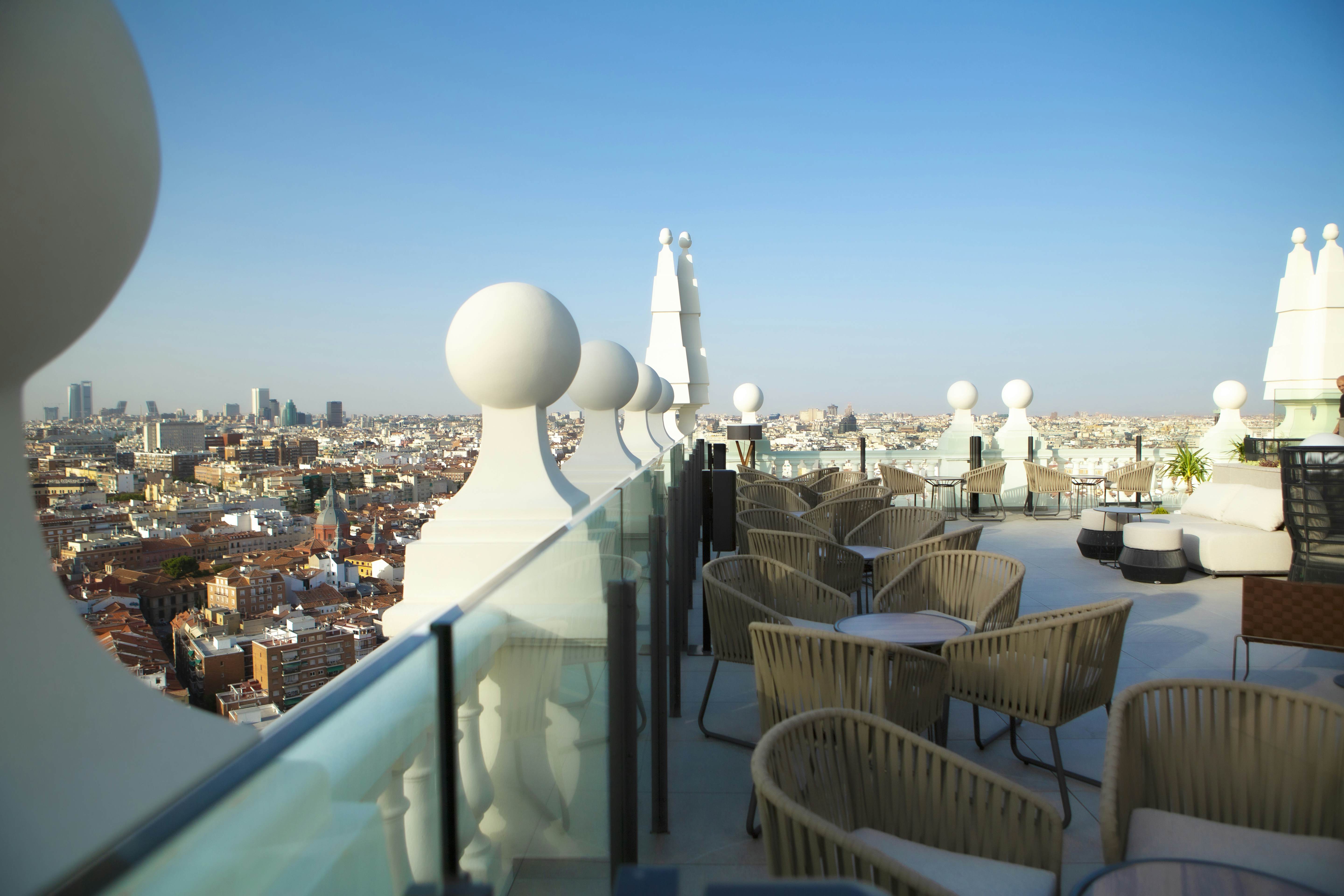 See the sights of Madrid from the city's new rooftop bar